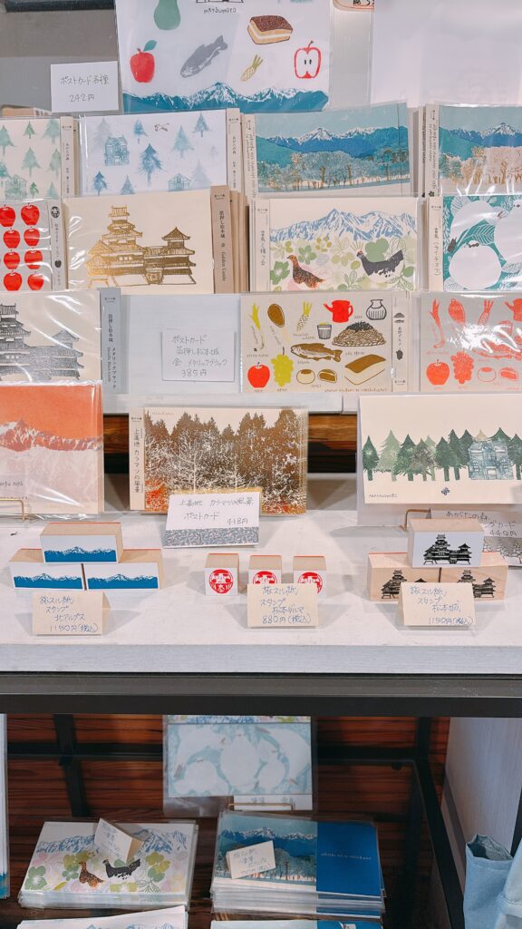 旅スル紙コラボアイテム　ポストカード・マスキングテープ